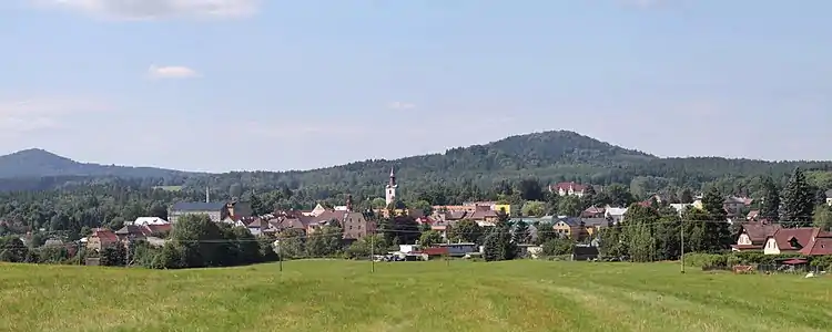 Panorama de Cvikov.