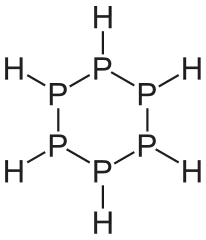 Cyclohexaphosphane.