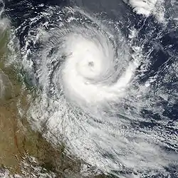 Cyclone Larry le 19 mars 2006.