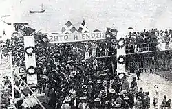 Photo d'une manifestation en faveur de l'Énosis sur l'île au début des années 1930.