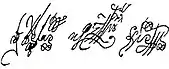 signature de Cyrille VI de Constantinople