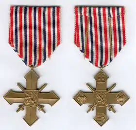 Croix de guerre 1939-1945 (Tchécoslovaquie)