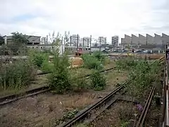 Le pont transbordeur du dépôt en 2016.