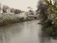 Début du canal à Lunel