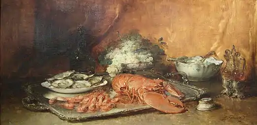 Déjeuner de carême, 1872.