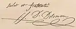 Signature de