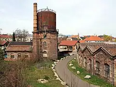 Le château d'eau et la rotonde