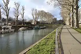 Départ de l'ancien canal de Saint-Maurice