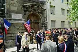 Ici vécut Eisenhower en 1945, célébration du 70e anniversaire de la Libération.