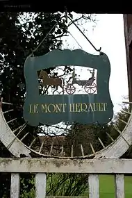 Manoir du mont Hérault : détail.