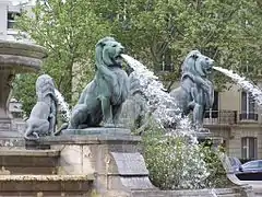 Détail de la fontaine.