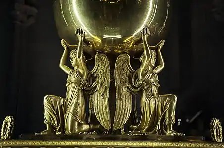 Détails du Reliquaire de la couronne d'épines de 1806.