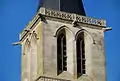 Détails du clocher de l'église Saint-Ouen.