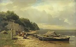Bord de mer à Tiskre (1866)