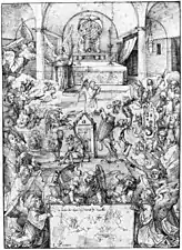 Albrecht Dürer, La Messe des anges, vers 1500.