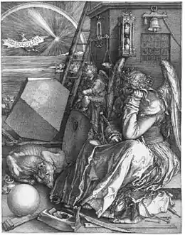 Melencolia I, burin, Albrecht Dürer (1514)