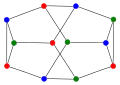 Une 3-coloration du graphe de Dürer  
        G
        (
        6
        ,
        2
        )
    {\displaystyle G(6,2)}