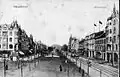 Alleestraße en direction du nord avec le monument à l'empereur Guillaume (avant 1904)