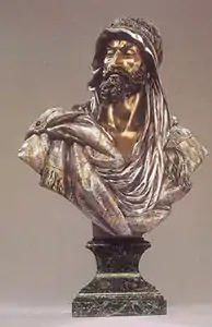 Tête d'Arabe (1870), bronze, New York, Dahesh Museum of Art.