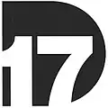 Logo de D17 en noir.