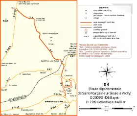 Carte de la route.