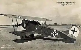 Fokker D.VIIF en 1918