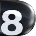 Ancien logo de D8 du 7 octobre 2012 au 5 septembre 2016.