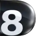 Premier et dernier logo de D8 du 7 octobre 2012 au 5 septembre 2016.