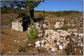 Les cabanes de la Combe du Rat.