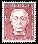 Timbre de la Deutsche Bundespost émis en 1954.