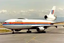 Un DC-10 de United.