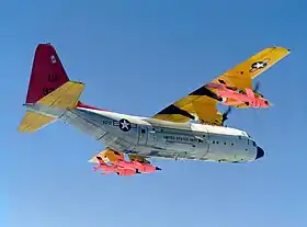 Lockheed DC-130 Hercules américain.