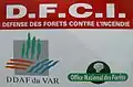 Logo de portière des véhicules DFCI de l'État (DDAF) affectés à l'ONF jusqu'en 2009.