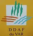 Logo de portière des véhicules DFCI de la DDAF du Var en 2006.