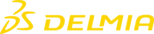 Description de l'image DELMIA Logotype RGB Yellow.png.