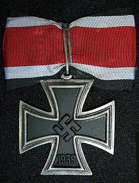 Croix de chevalier de la croix de fer.