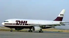 L'Airbus A300 de DHL impliqué, en juin 2003.