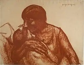 Le Baiser (vers 1921), musée des Beaux-Arts de Bordeaux.