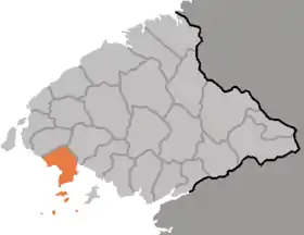 Localisation de Comté de Ch'ŏlsan
