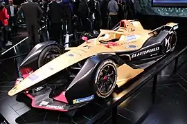 La Techeetah présentée au Paris Motor Show 2018.