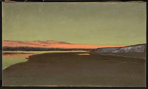 Coucher de soleil, 1898,  musée des Beaux-Arts de Reims