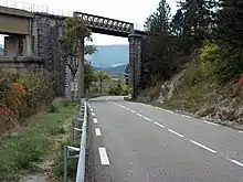 Pont ferroviaire en direction de Valence