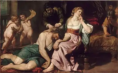 Samson et Dalila, 1650par Domenico FiasellaMusée du Louvre