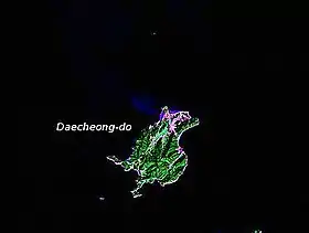 Image satellite de Daecheong