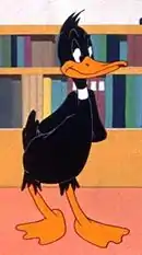 Daffy Duck dans Daffy imprésario (1943).