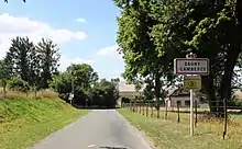 Entrée du village