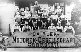 Salariés Daimler-Motoren-Gesellschaft de Bad Cannstatt (1890)