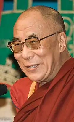 Le Dalaï-lama, Tenzin Gyatso2008, 2005, 2004.