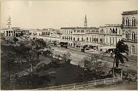 En 1870, côté oriental (église Saint-André)