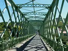 Pont métallique sur l'Allier